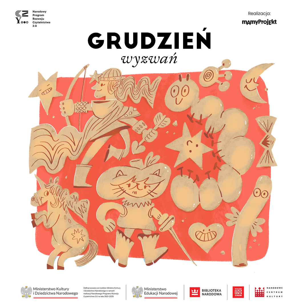 Książkowy Niekalendarz w bibliotece w Błoniu - grudzień