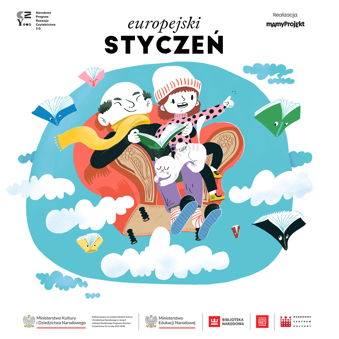 Książkowy Niekalendarz w bibliotece w Błoniu - styczeń