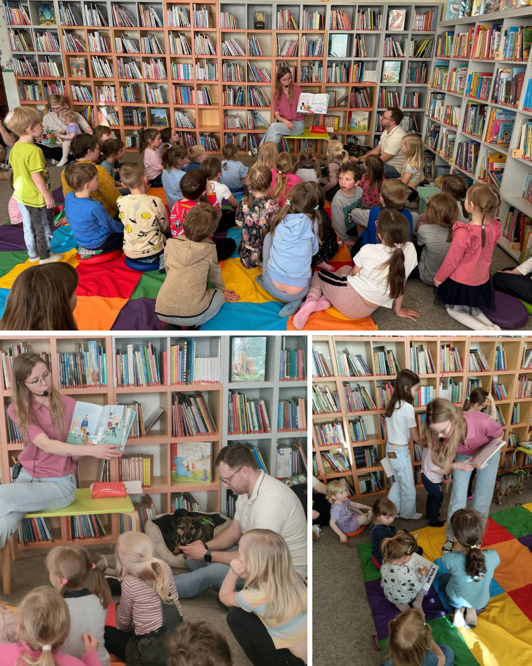 Pies Precel spotkanie autorskie w&nbsp;bibliotece w&nbsp;Błoniu