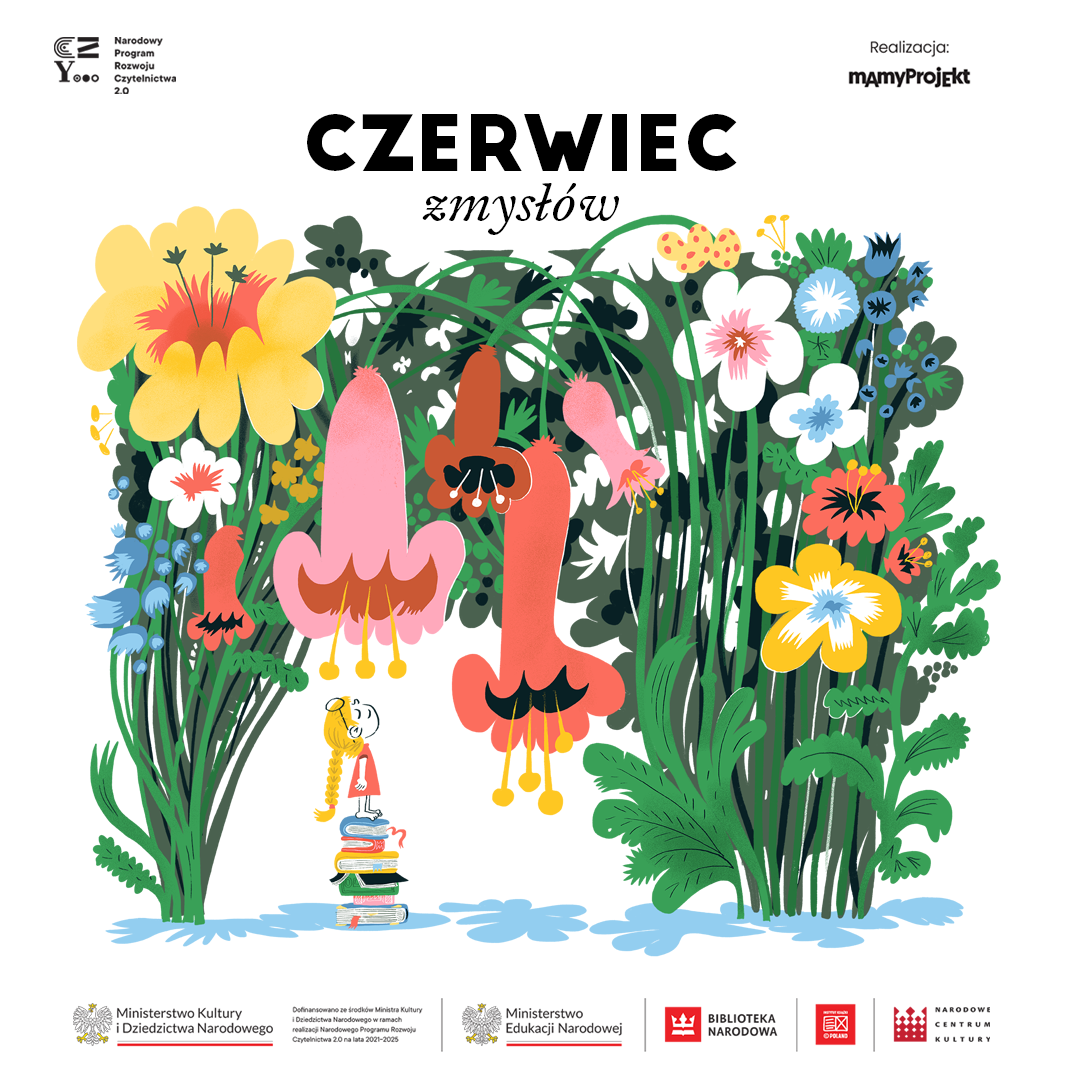 Książkowy Niekalendarz w bibliotece w Błoniu - czerwiec