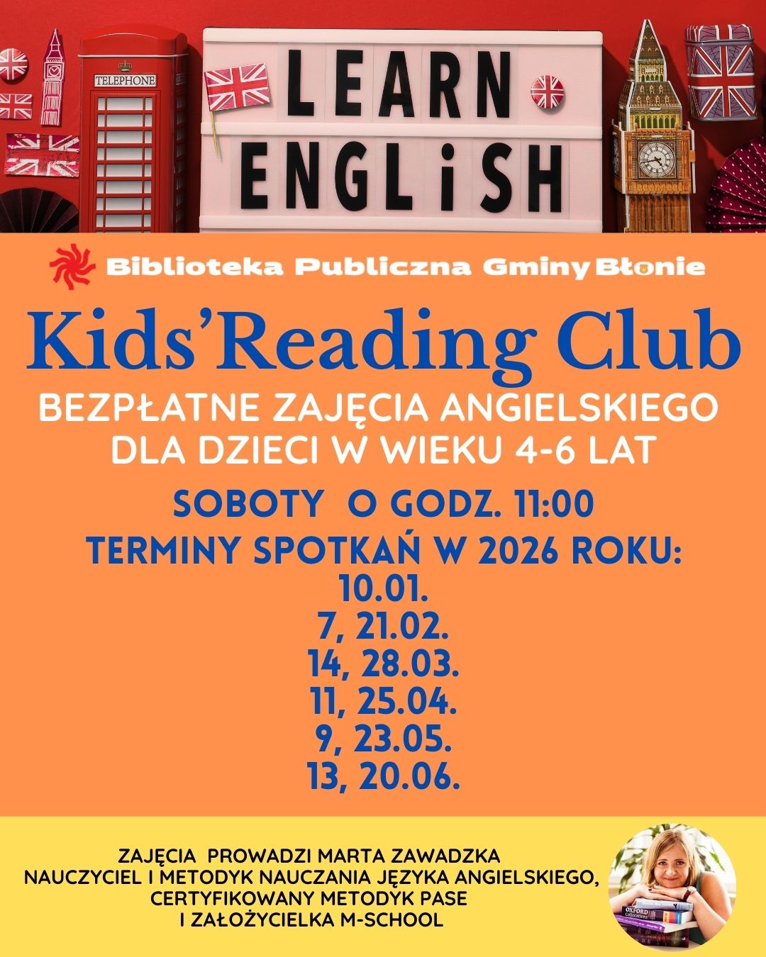 angielski biblioteka błonie