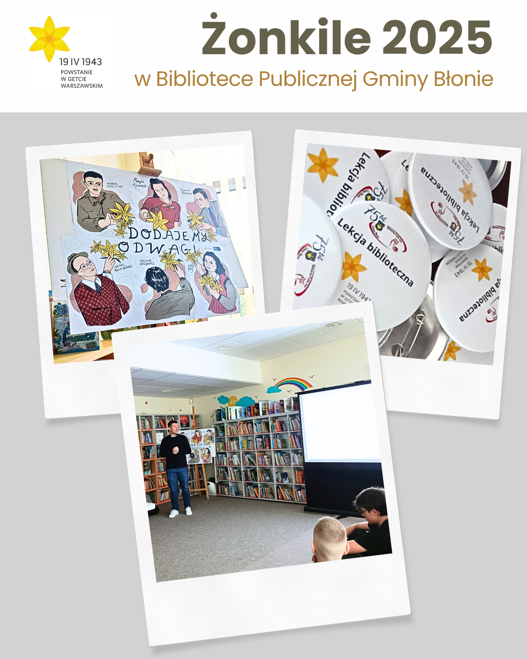 Żonkile 2025 - biblioteka Błonie