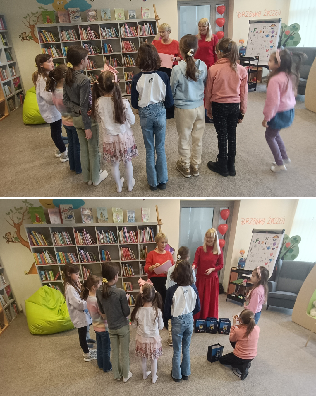 Ferie w bibliotece w Błoniu