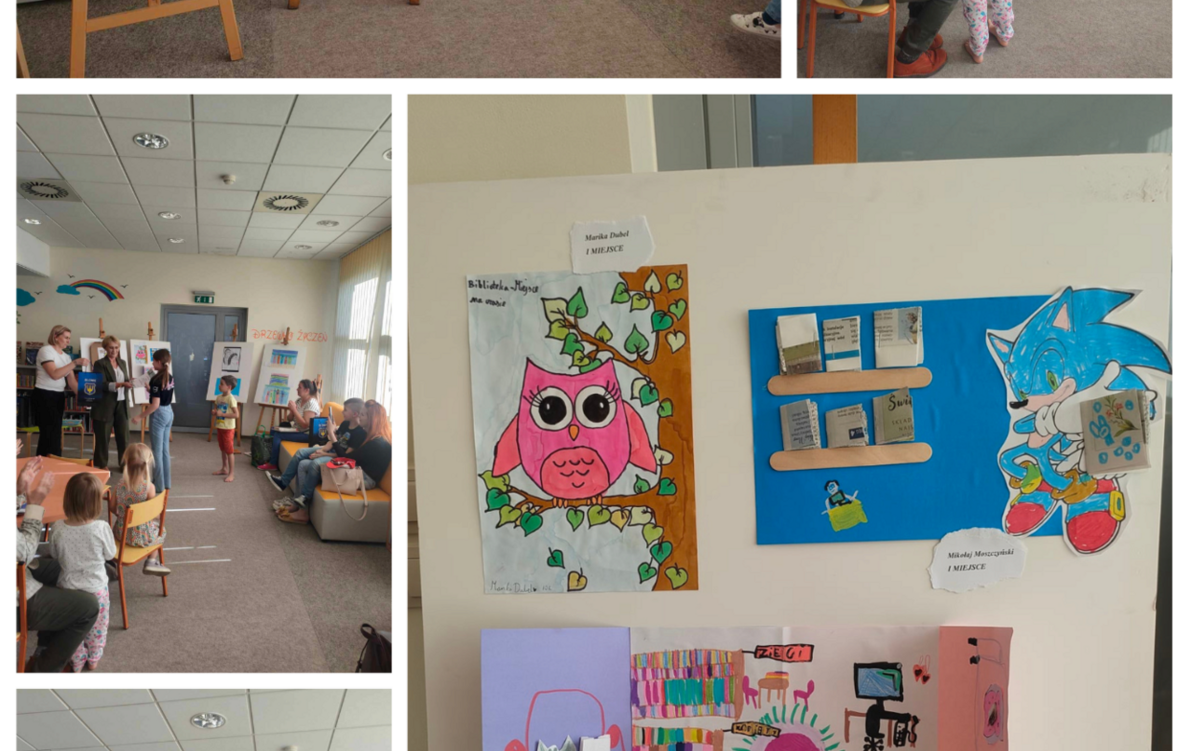 Zdjęcie do Konkurs Plastyczny "Biblioteka - miejsce na czasie"