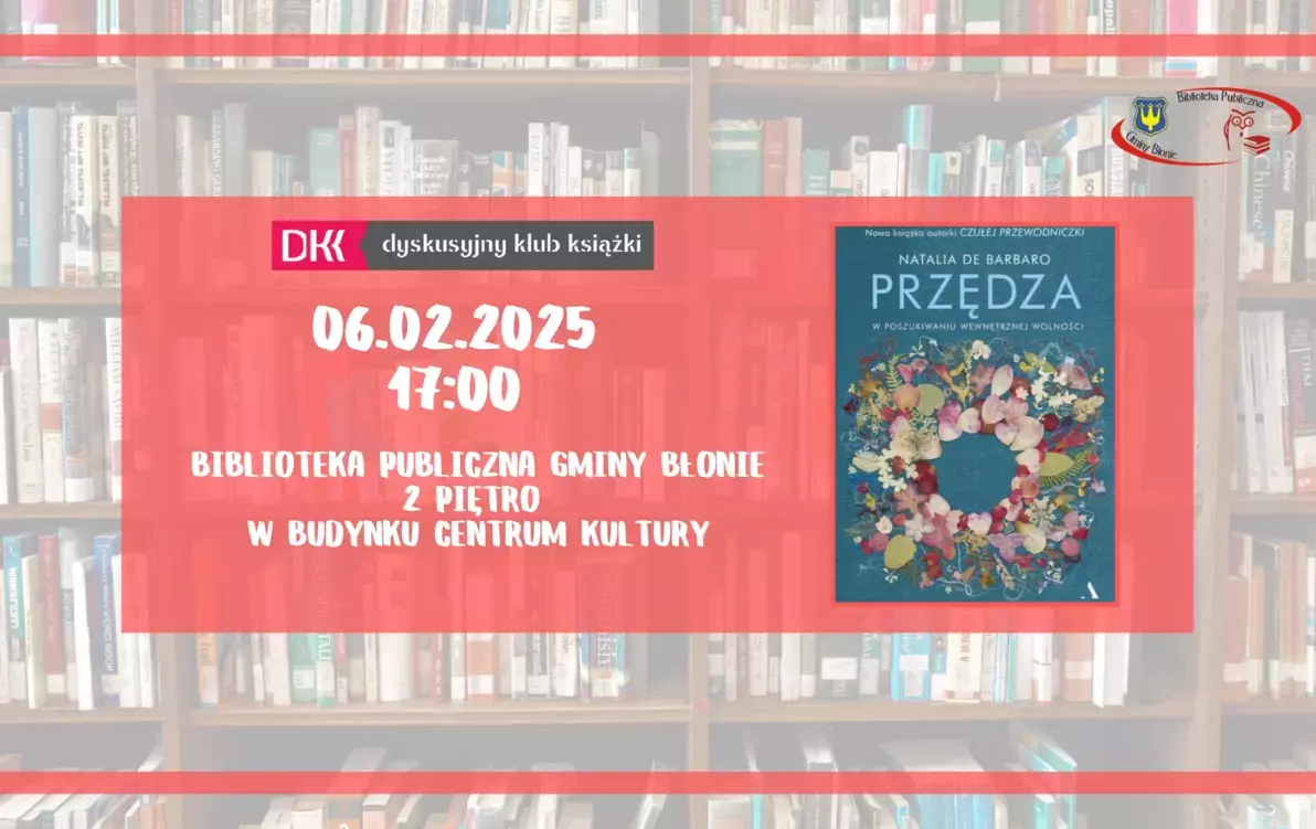 Zdjęcie do Dyskusyjny Klub Książki - 02/2025