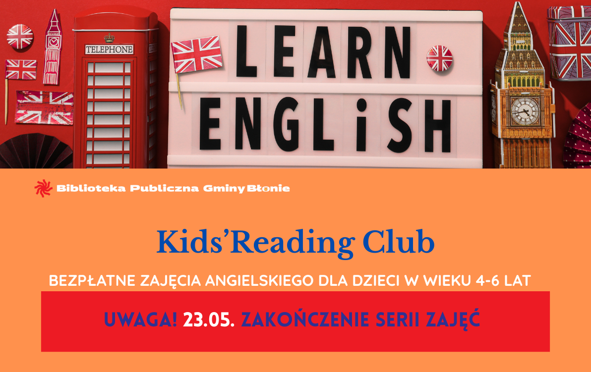 Zdjęcie do Kids' Reading Club 2026 - bezpłatne zajęcia dla dzieci