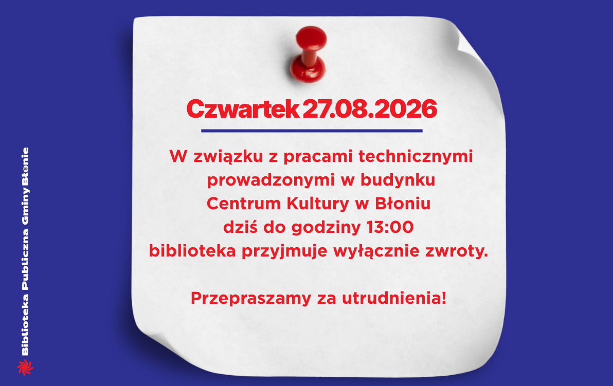 Zdjęcie do Czwartek 27.08.2026