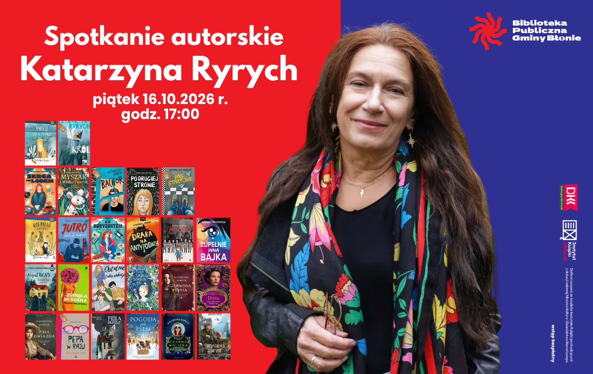 Zdjęcie do Katarzyna Ryrych: spotkanie autorskie