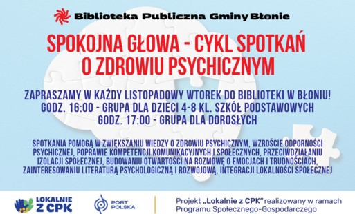 Spokojna głowa cpk port polska projekt błonie biblioteka