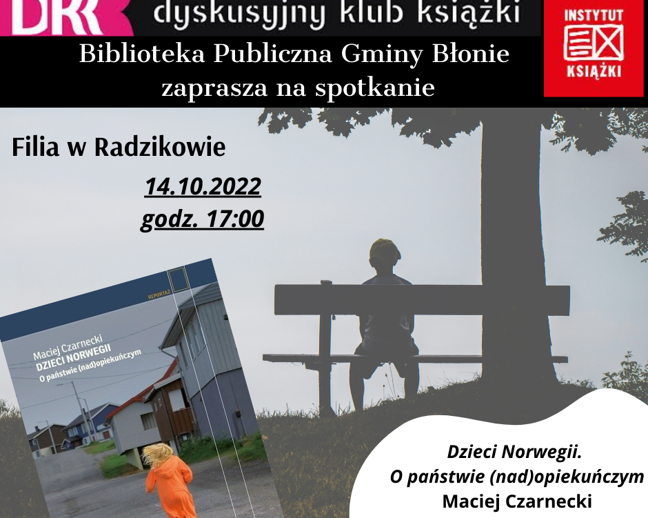 Zdjęcie do Dyskusyjny Klub Książki w październiku
