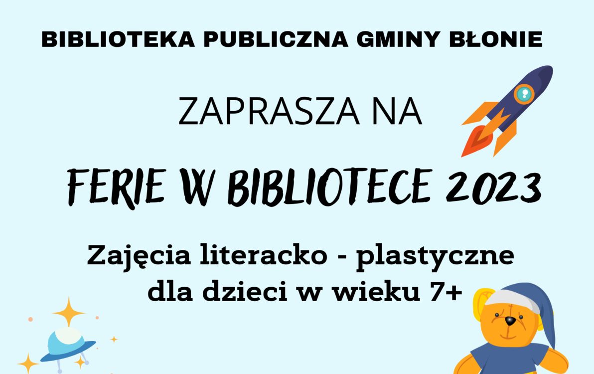 Zdjęcie do Ferie w Bibliotece