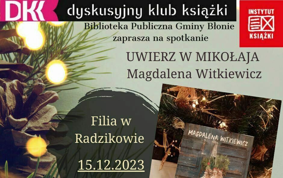 Zdjęcie do Dyskusyjny Klub Książki - Grudzień