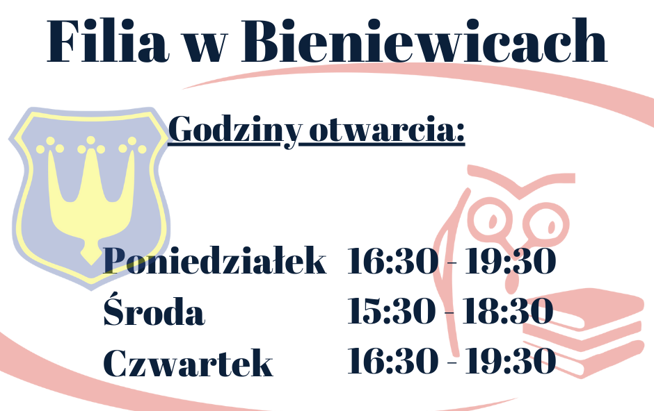 Zdjęcie do Nowe godziny pracy filii w Bieniewicach