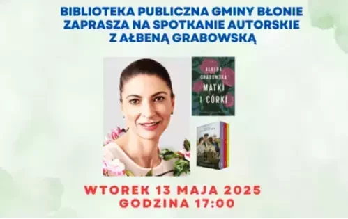 Zdjęcie do Spotkanie autorskie z Ałbeną Grabowską - Tydzień Bibliotek 2025