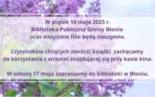 Zdjęcie do 16.05. - Powiatowy Dzień Bibliotekarza, dzień wewnętrzny
