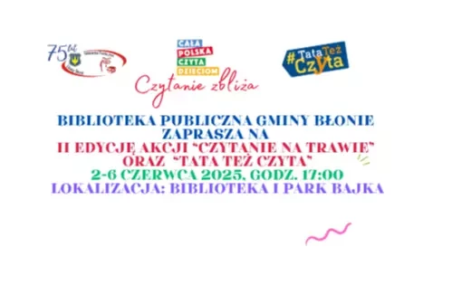 Zdjęcie do Czytanie na trawie 2025: 2-6 czerwca 