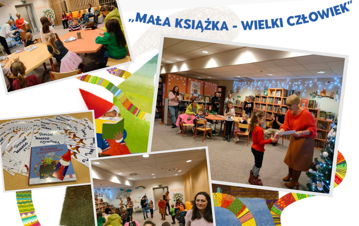 Zdjęcie do Mała Książka Wielki Człowiek - wręczenie dyplom&oacute;w Małego Czytelnika